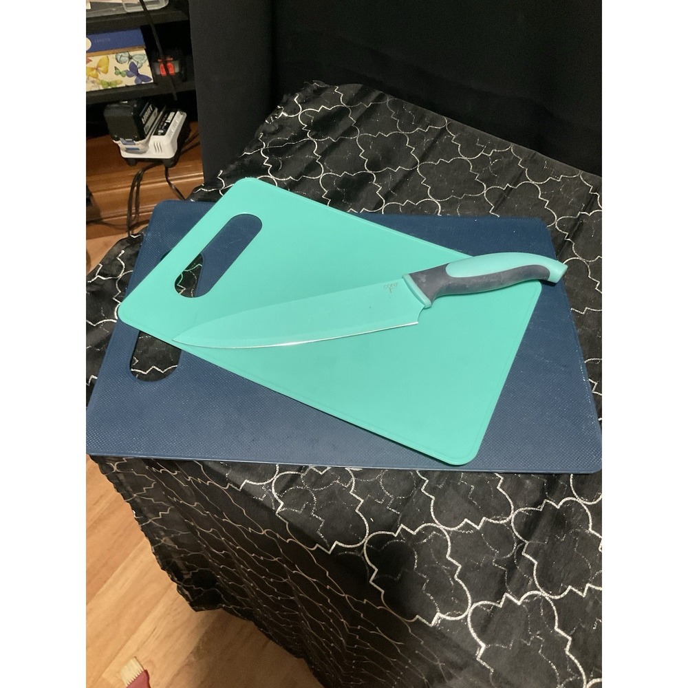 cutting board set With 1 Knife And 2 Cutting Boards 1 Small And 1 Large